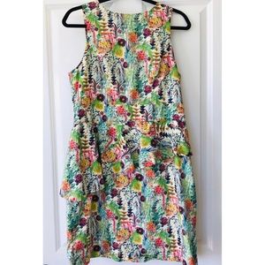 NWT! Anne Fontaine Floral Sleeveless Cotton Sheath